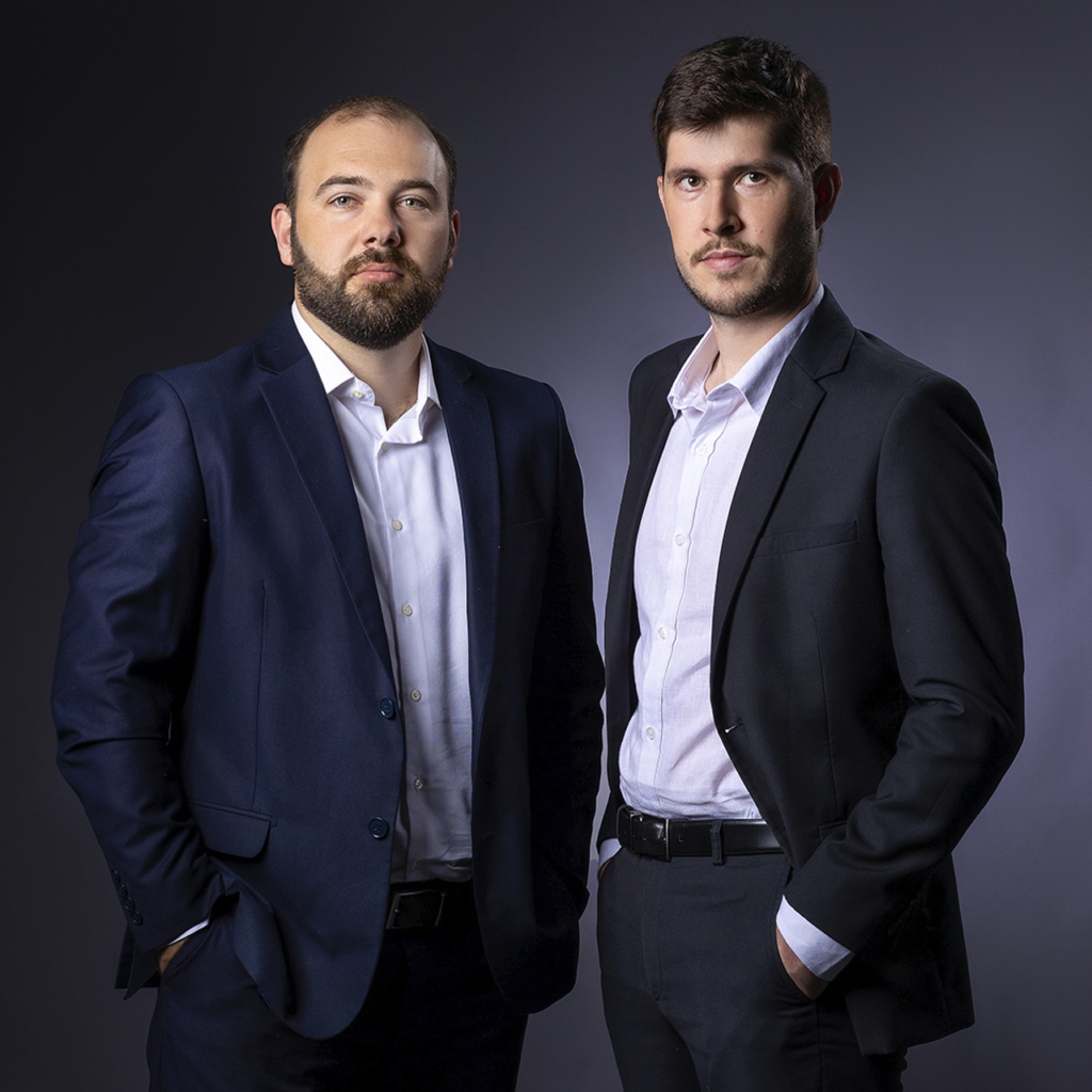 Diogo Lehmkuhl e Lucas Schaeffer, sócios da Lehmkuhl & Schaeffer Consórcio e Financiamento